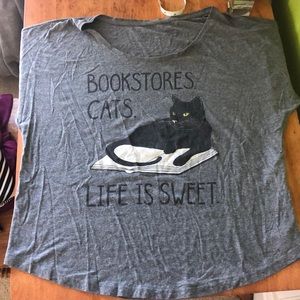 Cat t-shirt, sz XXL